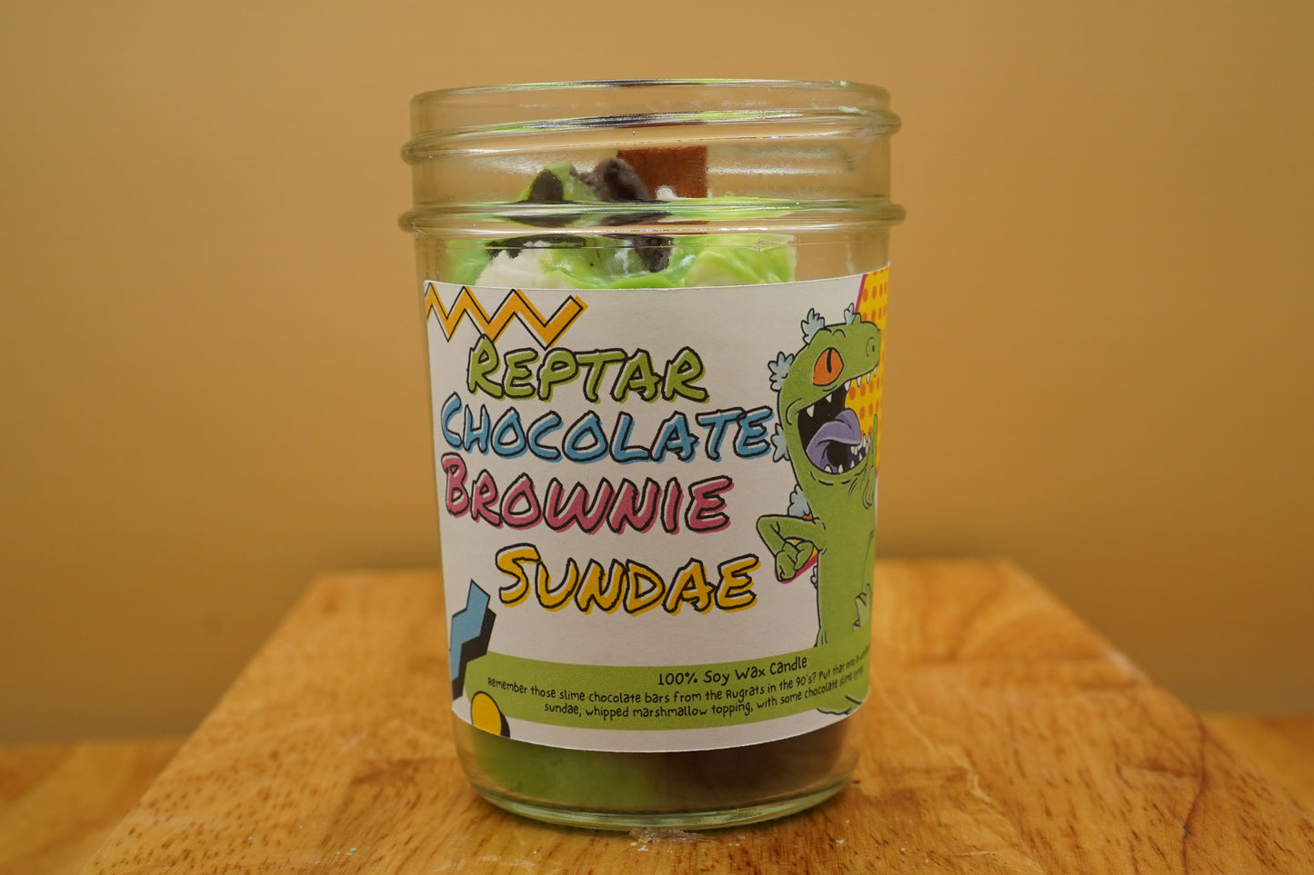 Reptar Chocolate Brownie Sundae