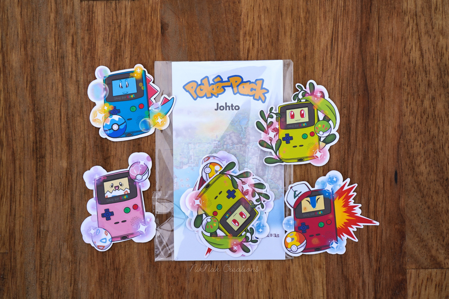 Johto Poke Sticker Pack