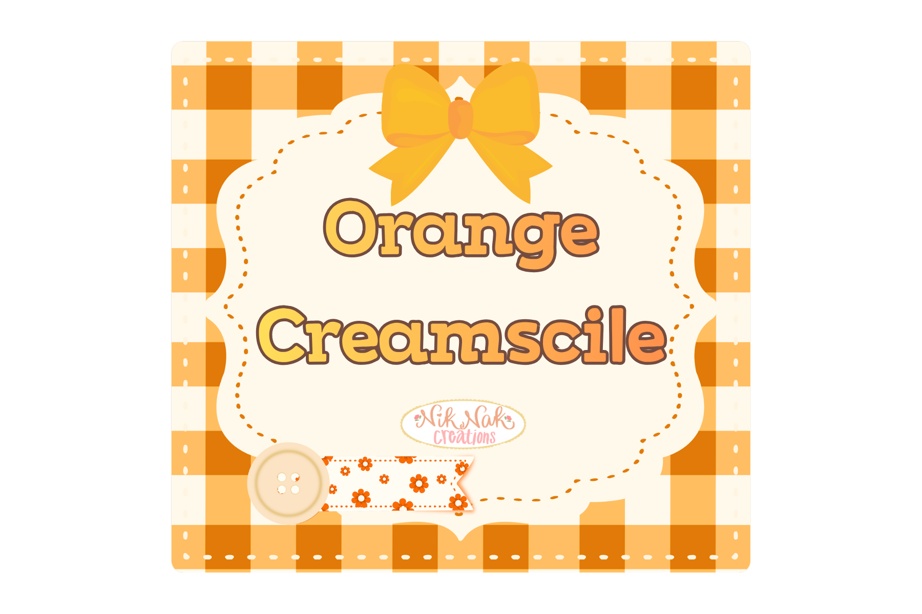Orange Creamscile