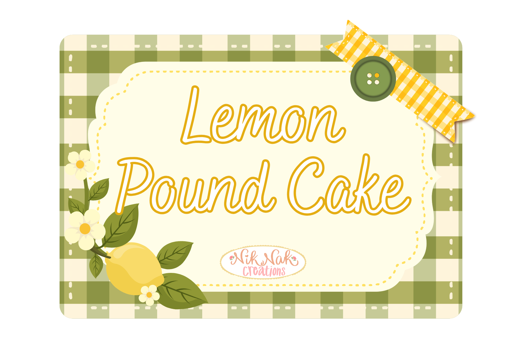 Lemon Pound-Cake