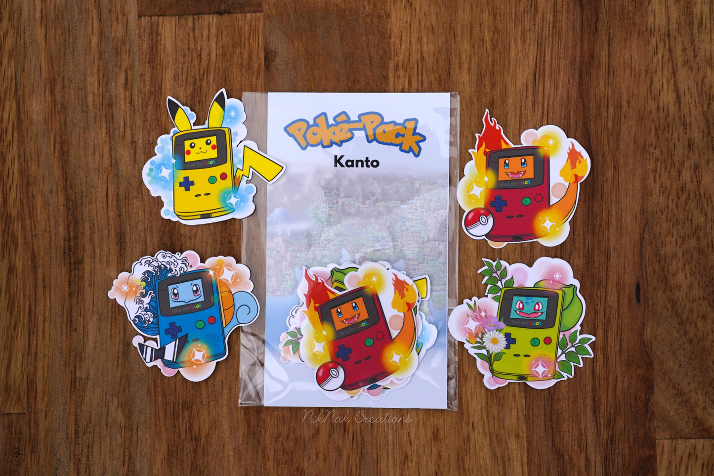 Kanto Poke Sticker Pack